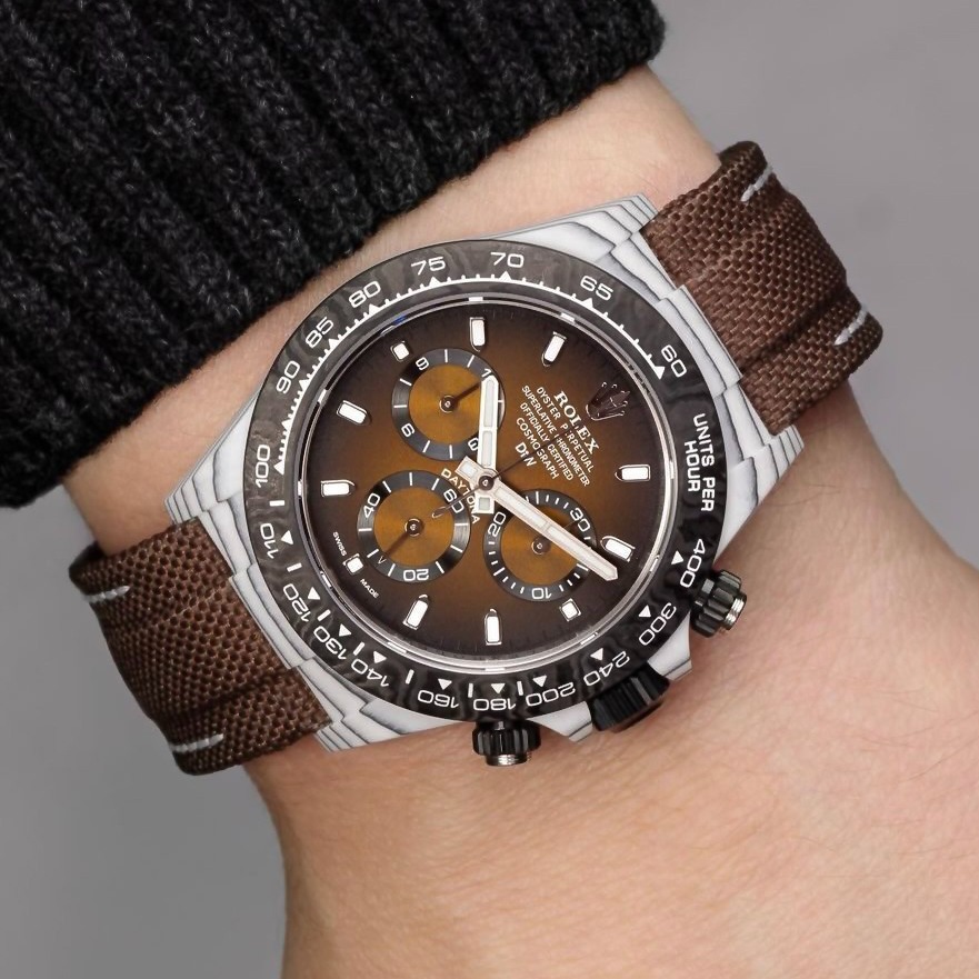 DiW Rolex Daytona Gradient Brown Dial 