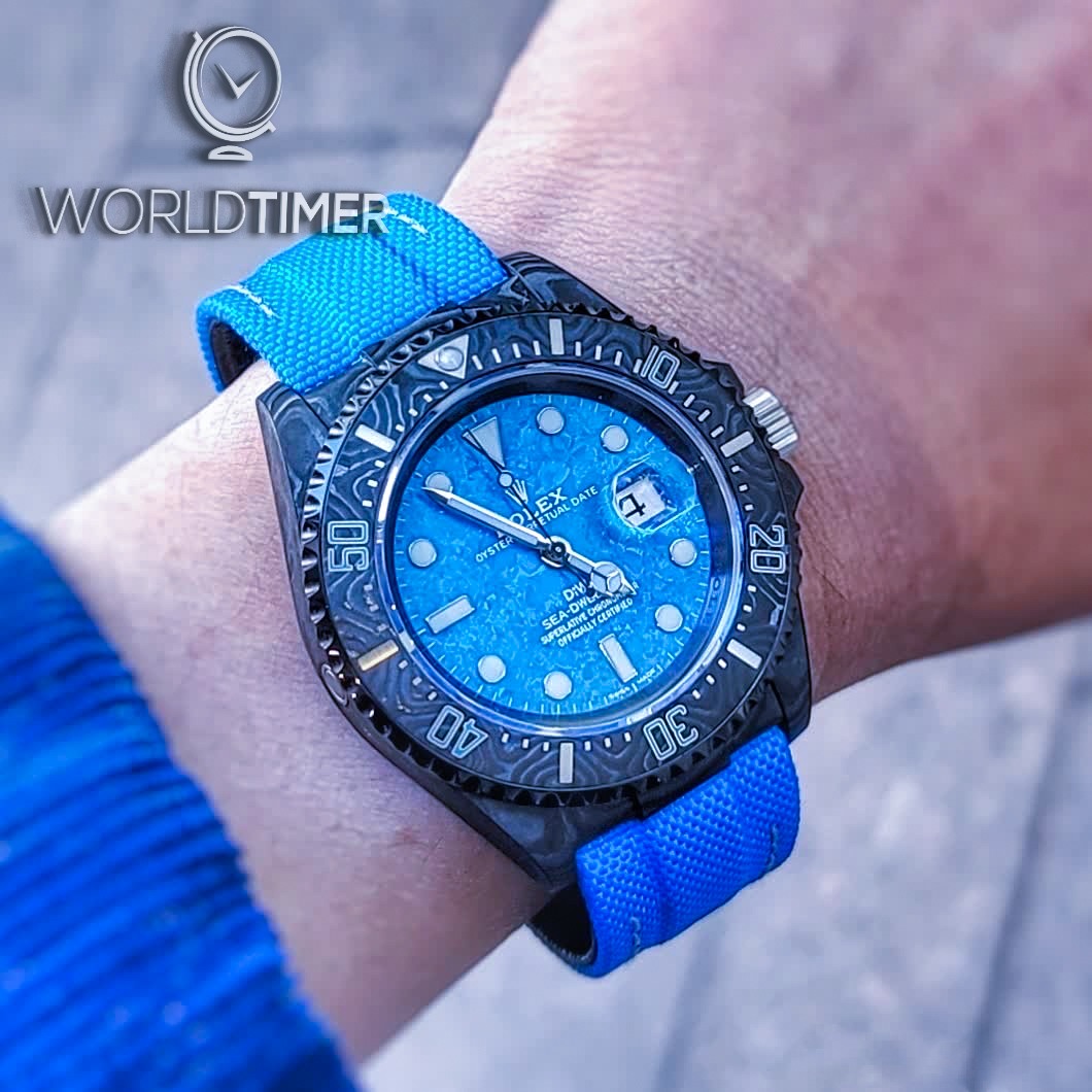 NTPT Carbon Rolex DiW Sea Dweller OCEAN BLUE (Retail:EUR 44990) | WORLDTIMER