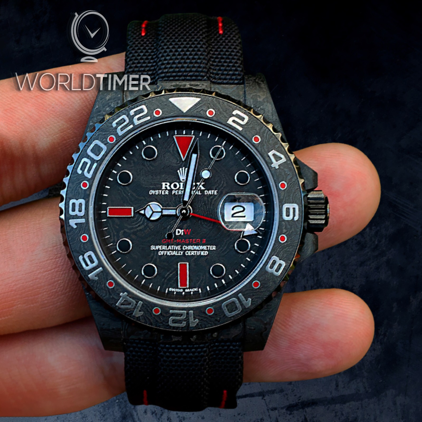 Rolex carbon gmt sale