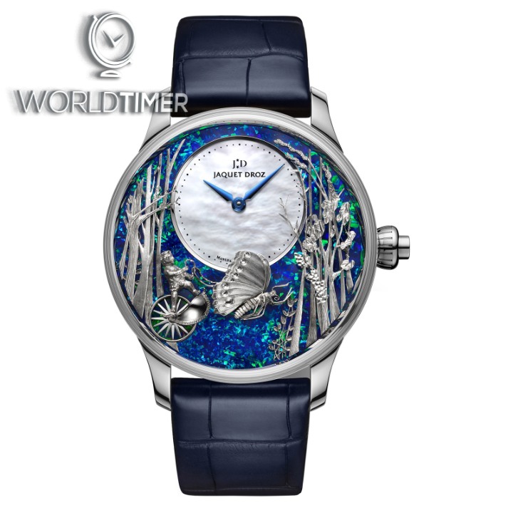 Jaquet Droz [LIMITED 1 PIECE] Loving Butterfly Automaton J032534273 (Retail:CHF 205 200) | WORLDTIMER