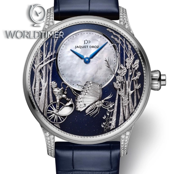 Jaquet Droz [LIMITED 28 PIECE] Loving Butterfly Automaton J032534271 (Retail:CHF 140 400) | WORLDTIMER