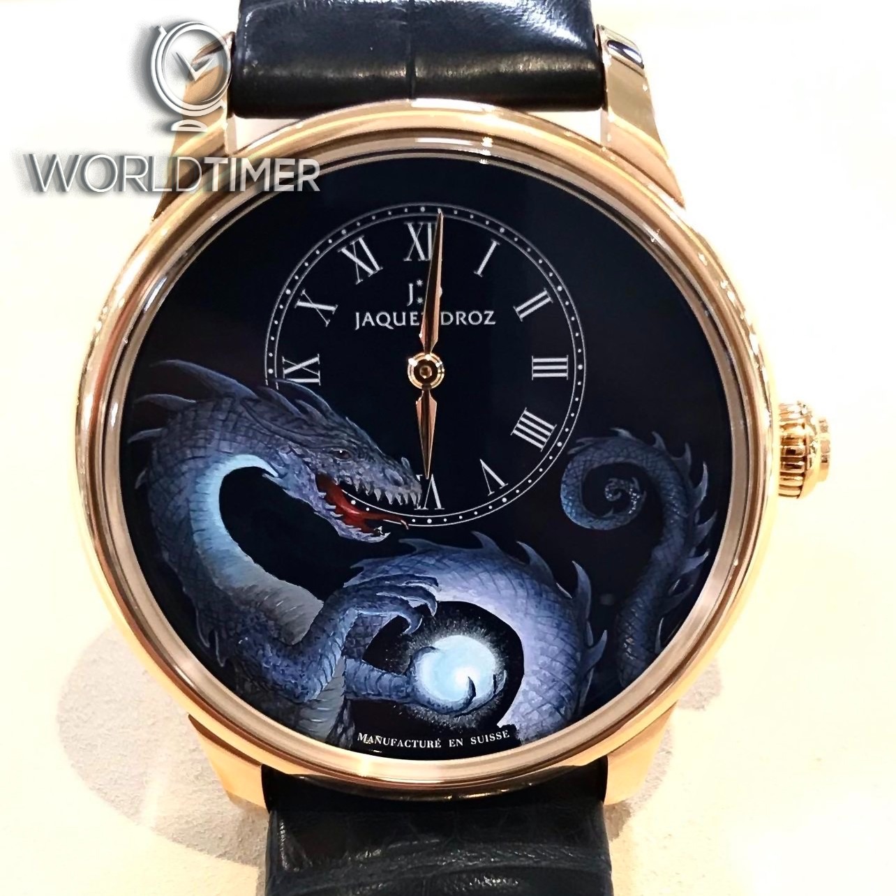 Jaquet Droz Petite Heure Minute Dragon John Howe J005123207 (Retail:EUR 37700) | WORLDTIMER