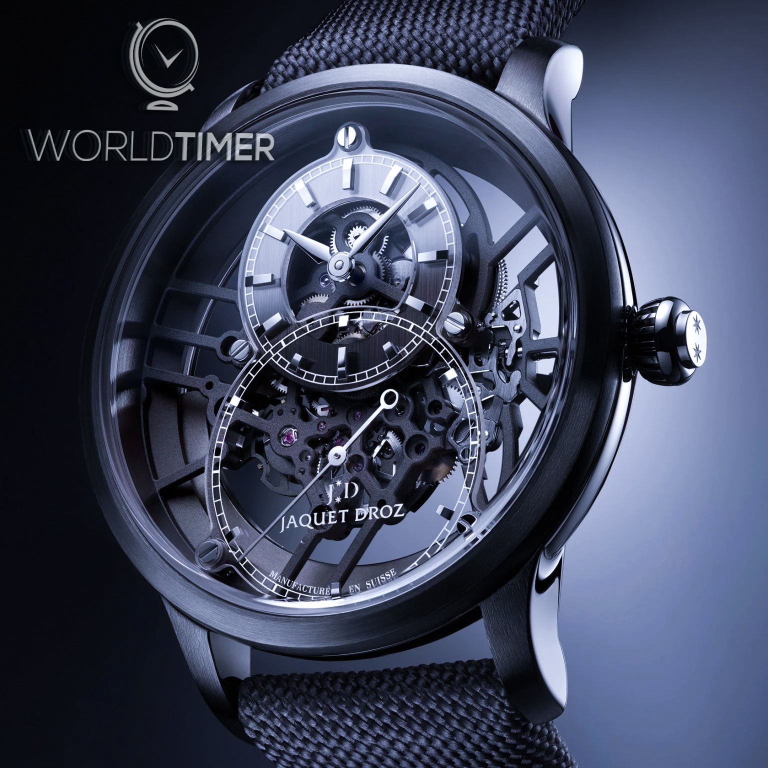 Jaquet Droz Grande Seconde Skelet-One Plasma J003525542 (Retail:US$23,600) | WORLDTIMER