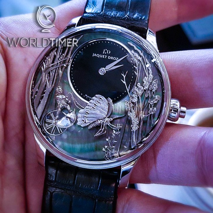 Jaquet Droz 雅克德罗 [NEW] Loving Butterfly Automaton J032534270 (Retail:CHF 129 600) | WORLDTIMER