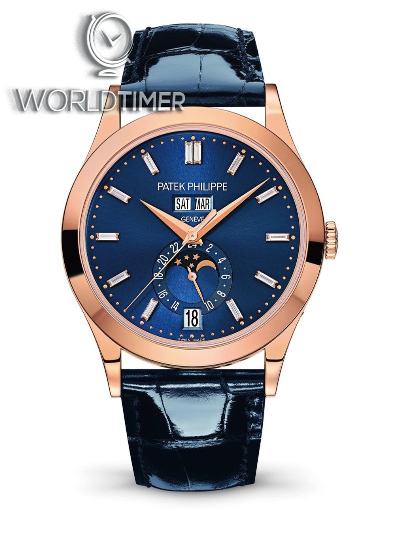 Patek Philippe [NEW] Complications 5396R-015 Annual Calendar RG Blue Dial Watch | WORLDTIMER