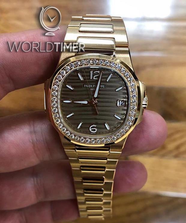 Patek Philippe [NEW] Ladies Nautilus Rose Gold Brown Dial 7010/1R-012 | WORLDTIMER