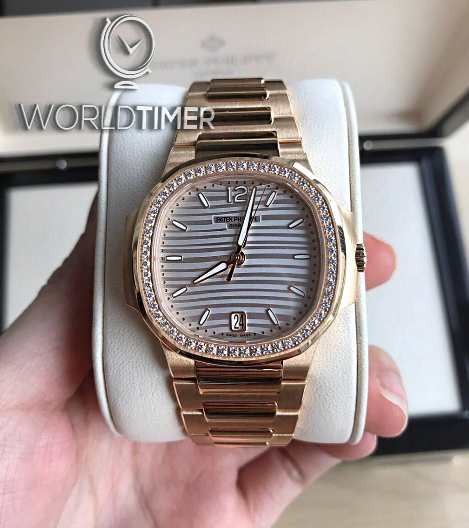 Patek Philippe [NEW] Nautilus Ladies 7118/1200R Rose Gold Automatic | WORLDTIMER