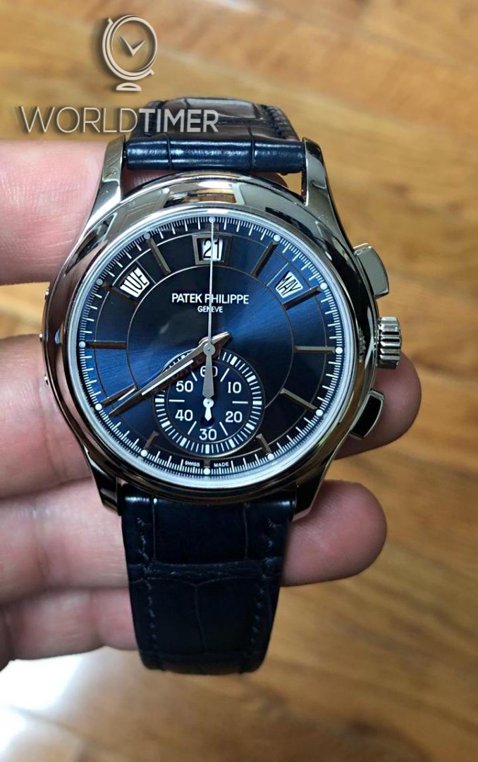 Patek Philippe [NEW] Annual Calendar Chronograph 5905P Blue Dial (Retail:HK$585,600) | WORLDTIMER