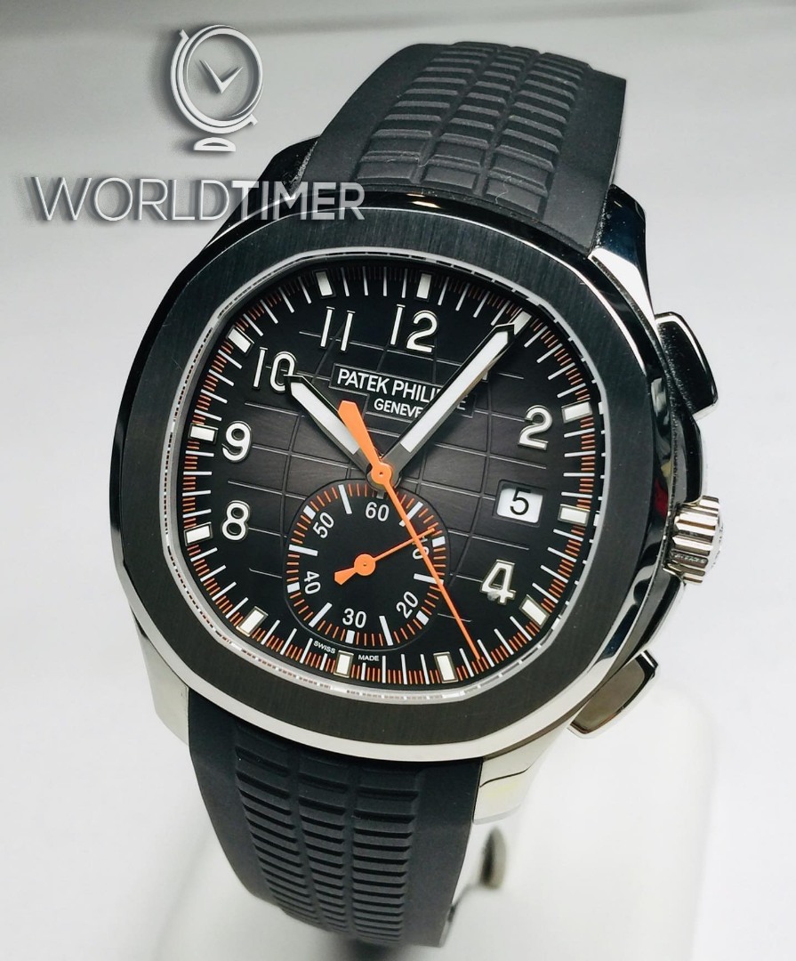 Patek Philippe [NEW] Aquanaut Chronograph 5968A Automatic Mens | WORLDTIMER