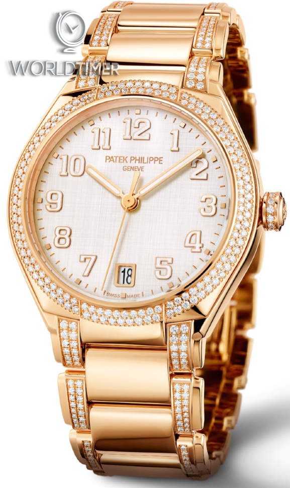 Patek Philippe [NEW] Twenty 4 Rose Gold Diamonds 36mm Ladies 7300/1201R | WORLDTIMER