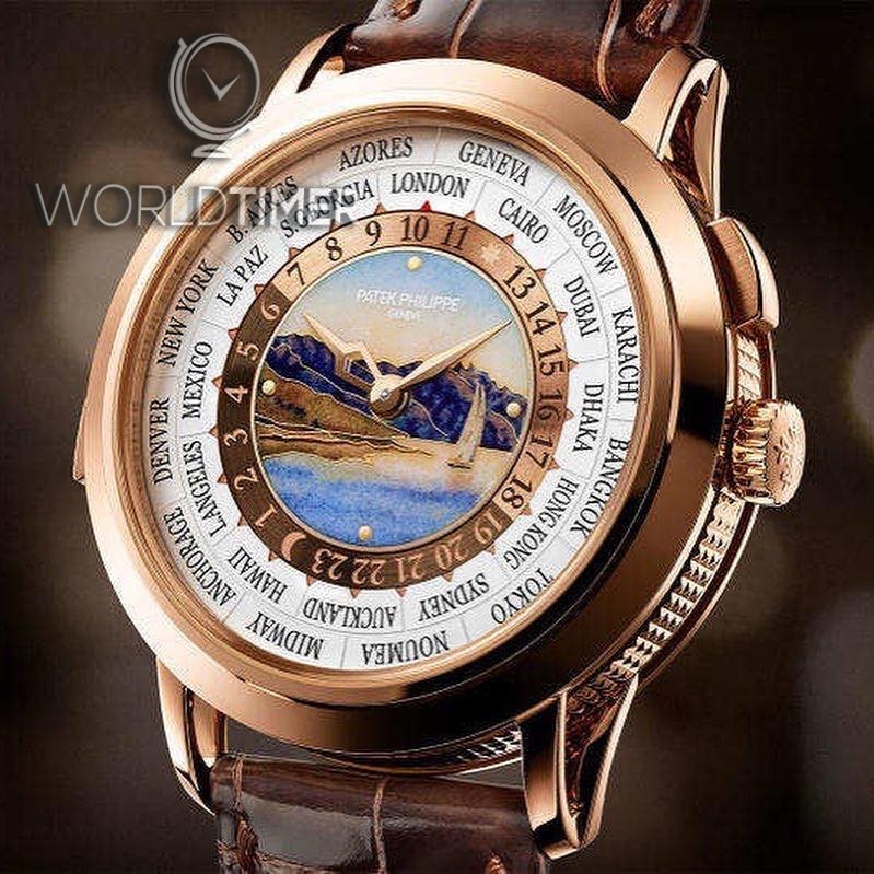 Patek Philippe [NEW] 5531R WorldTime Minute Repeater Lake Geneva Lavaux Vineyard Terrace Shore Dial | WORLDTIMER