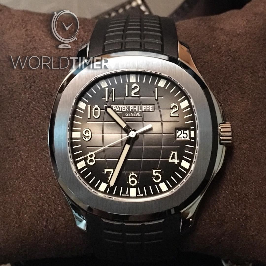 Patek Philippe [NEW] Aquanaut Black Dial Steel Mens 5167A-001 | WORLDTIMER