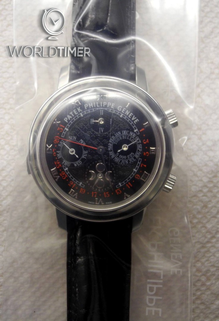 Patek Philippe NEW-全新-LIMITED 3 PIECE Sky Moon Tourbillon Mens Watch 5002P-010 | WORLDTIMER