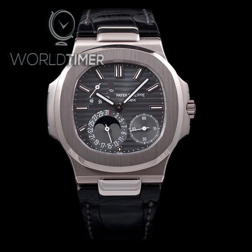 Patek Philippe NEW WG Power Reserve Moonphase Nautilus B P 5712G Retail HK 325 900