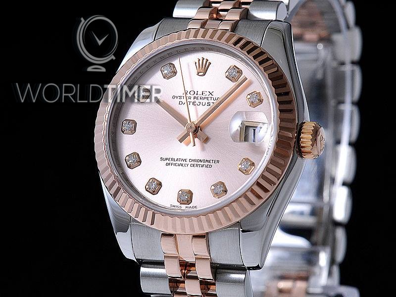 Rolex NEW Datejust Ladies 31mm Steel and Rose Gold 178271G Pink Diamond Jubilee