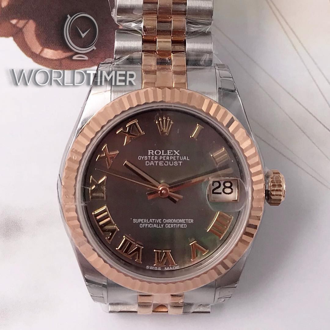 Rolex [NEW] Ladies Datejust 178271NR Chocolate MOP Dial Jubilee (Retail:HK$84,100) | WORLDTIMER