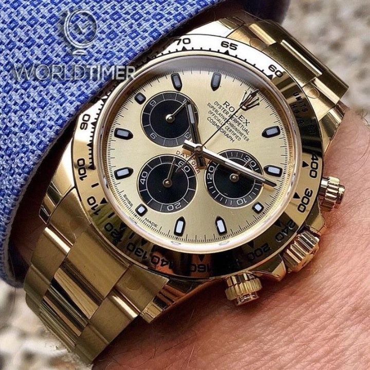 Rolex [NEW] Cosmograph Daytona 116508 Champagne Dial Yellow Gold Watch | WORLDTIMER