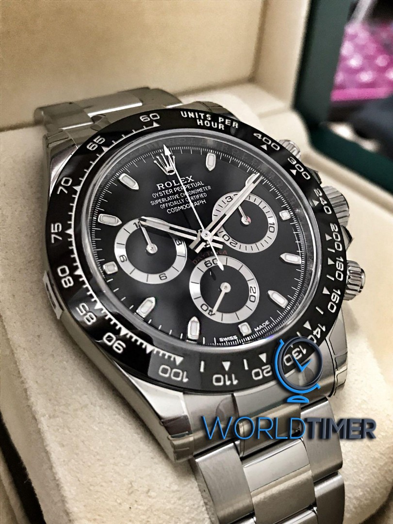 Rolex [NEW] Daytona 116500 Black Dial Cerachrom Black Bezel | WORLDTIMER