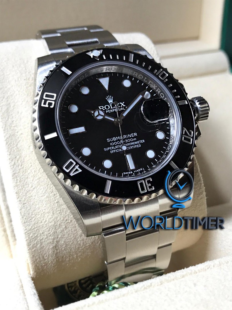 Rolex [NEW][香港行貨] Submariner Date Watch 904L steel 116610LN CERACHROM BEZEL | WORLDTIMER