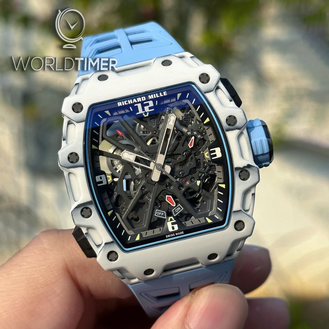 Richard Mille [NEW] RM 35-03 White Quartz TPT Rafael Nadal Automatic Watch | WORLDTIMER