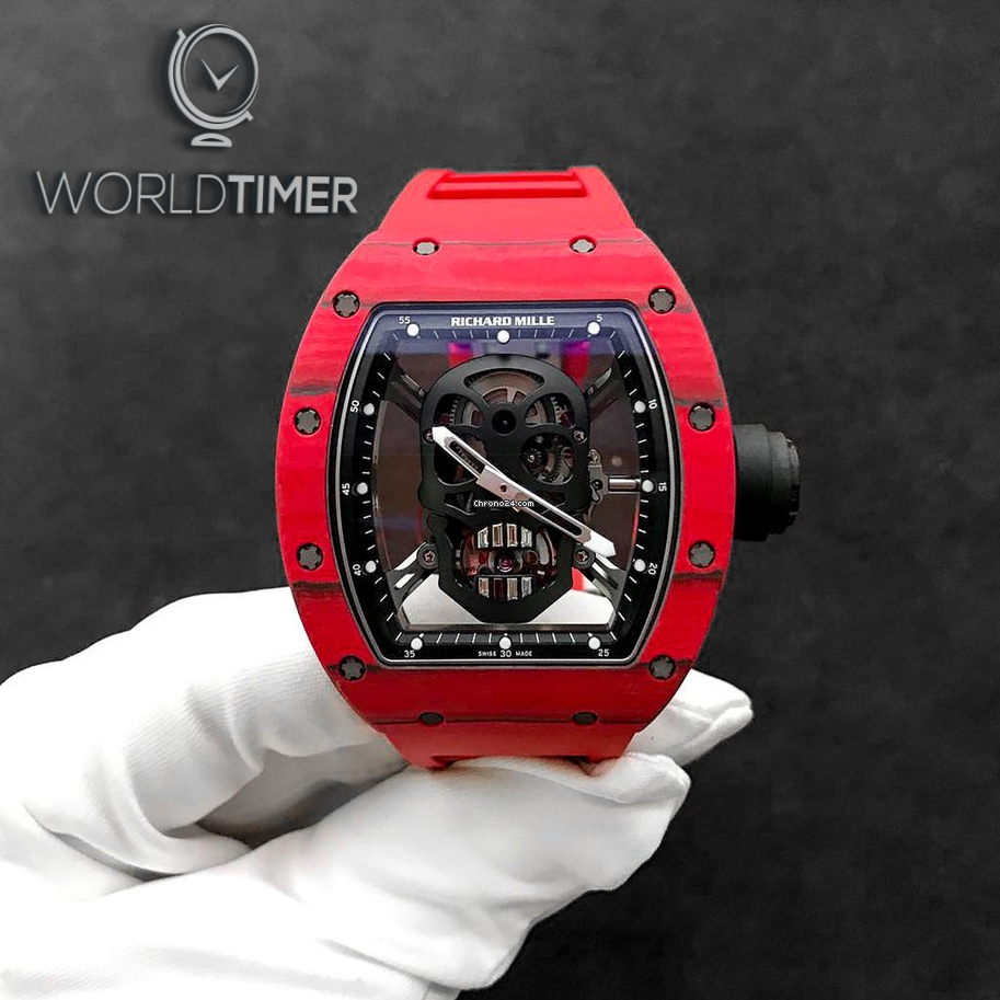 Richard Mille 理查德米勒 RM 52-01 Skull Red Quartz TPT Tourbillon | WORLDTIMER