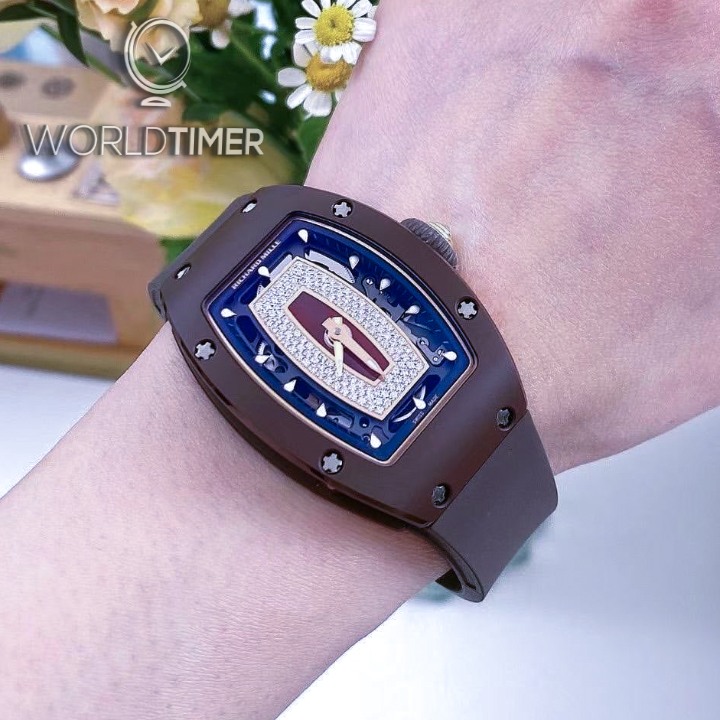 Richard Mille [2019 NEW] RM 07-01 Ceramique Ladies TPZ-Z Brown Ceramic | WORLDTIMER