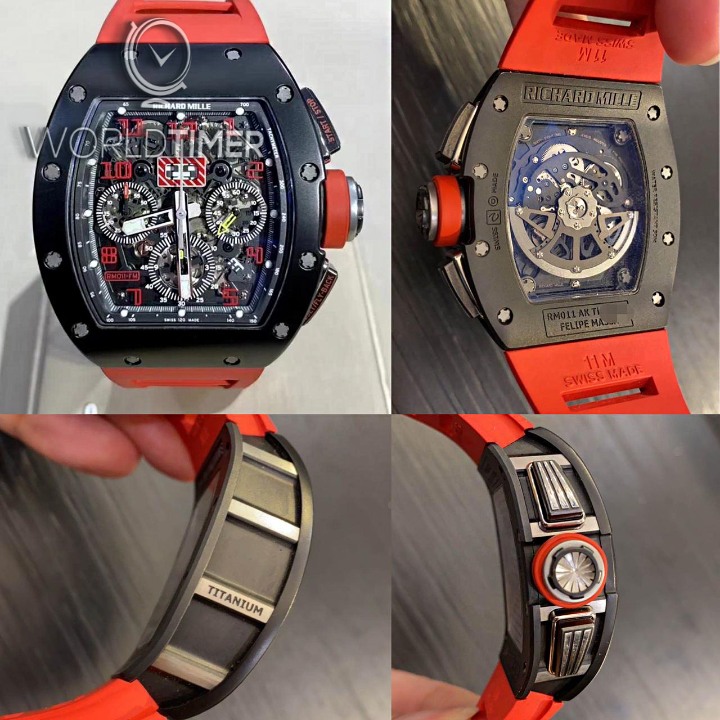 Richard Mille [WATCH ONLY] RM 011 AK Ti Felipe Massa Watch | WORLDTIMER