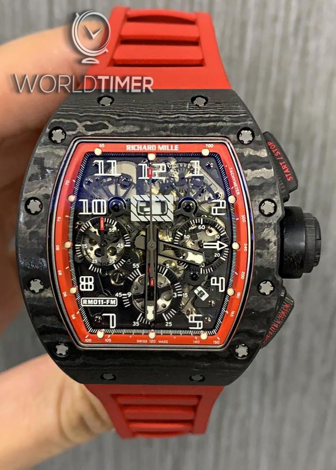 Richard Mille [2015 USED][LIMITED 100 PIECE] RM 011 Black Night NTPT Watch | WORLDTIMER