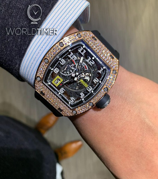 Richard Mille [NEW] RM 030 Rose Gold/Titanium Diamonds Watch | WORLDTIMER