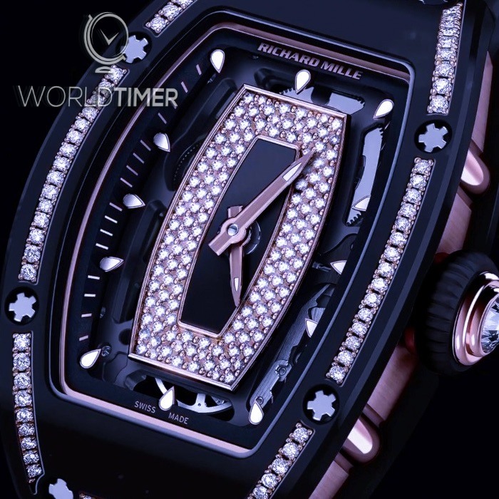 Richard Mille RM 07-01 Ceramique Noire Serti | WORLDTIMER