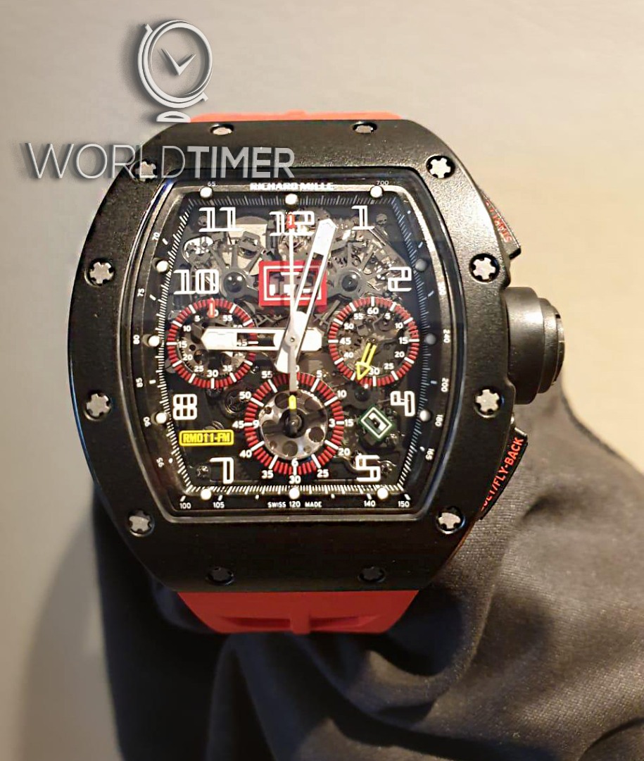 Richard Mille [2014 USED] RM 011 Carbon Flyback Chronograph Felipe Massa | WORLDTIMER