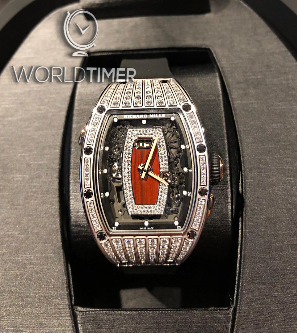 Richard Mille [NEW] RM 037 White Gold Med Set Diamonds Ladies Watch | WORLDTIMER