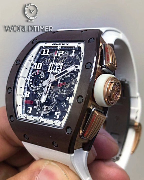 Richard Mille RM 011 Asia Boutique Brown Ceramic Limited By Milleaholic Flyback Chronograph | WORLDTIMER