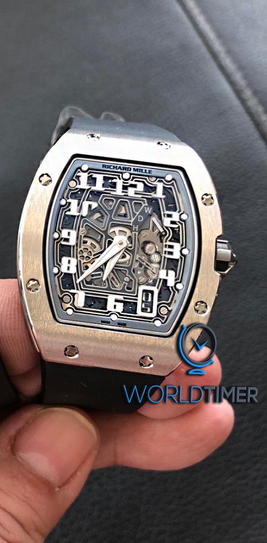 RICHARD MILLE [NEW] RM 67-01 WHITE GOLD EXTRA FLAT AUTOMATIC WATCH | WORLDTIMER