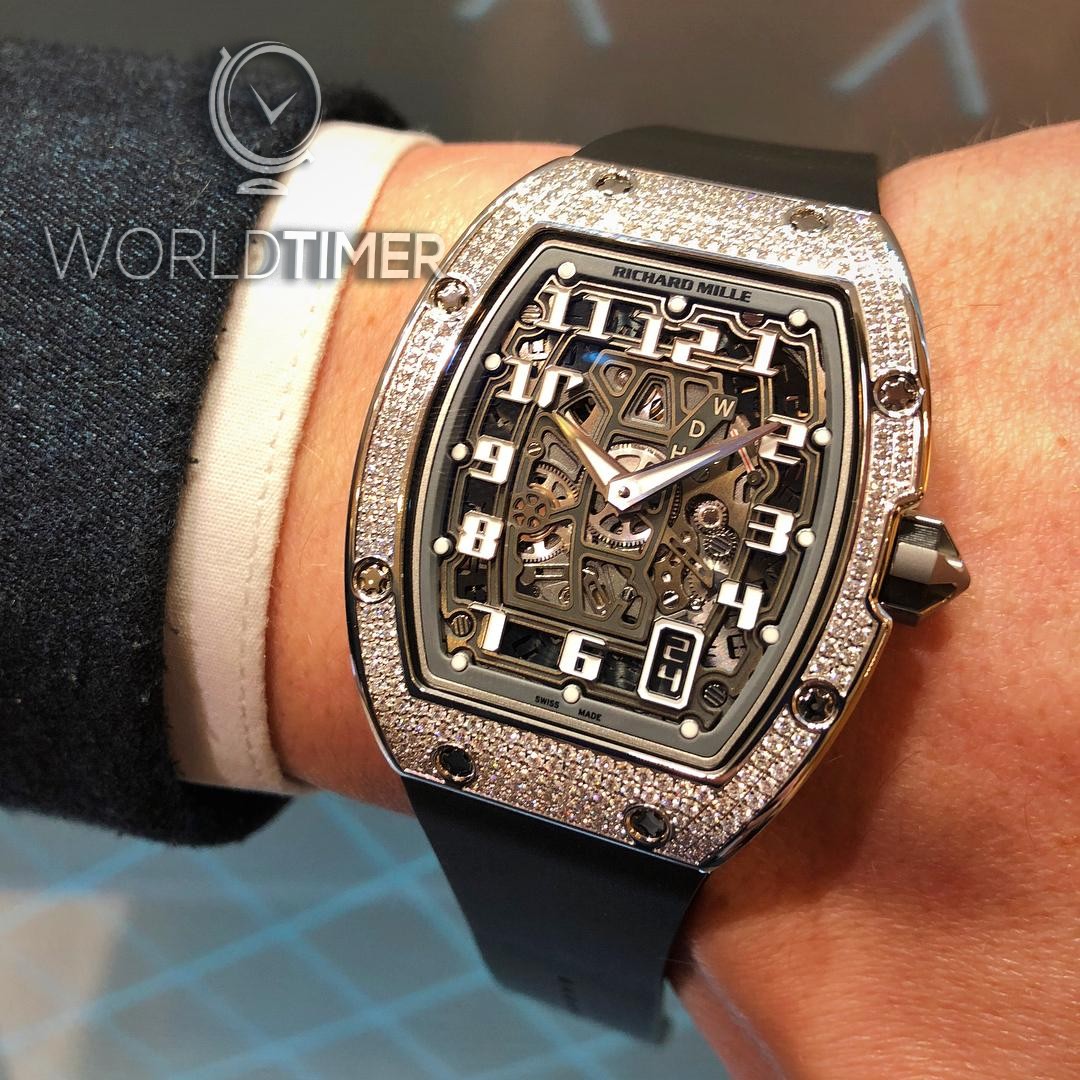 Richard Mille [NEW] RM 67-01 Extra Flat Automatic White Gold Full Set Diamond Watch | WORLDTIMER