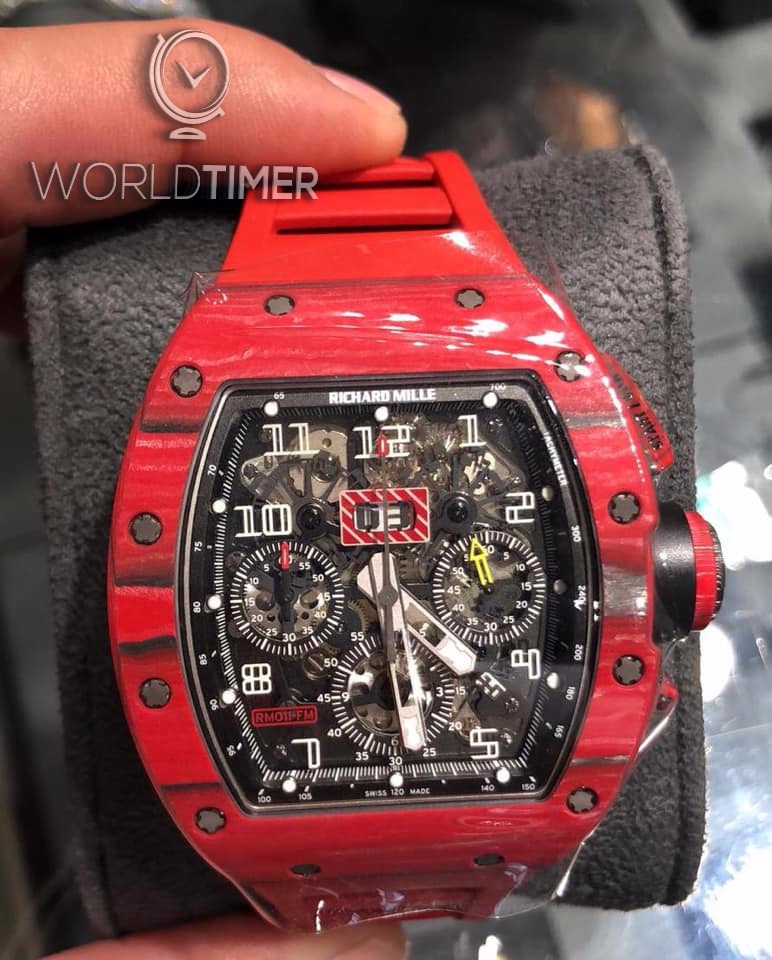 Richard Mille [NEW] RM 011 Red TPT Quartz Automatic Flyback Chronograph | WORLDTIMER