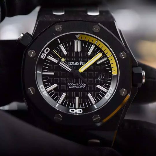 Audemars Piguet [NEW] Royal Oak Offshore Forged Carbon Diver 15706AU.00.A002CA.01 | WORLDTIMER