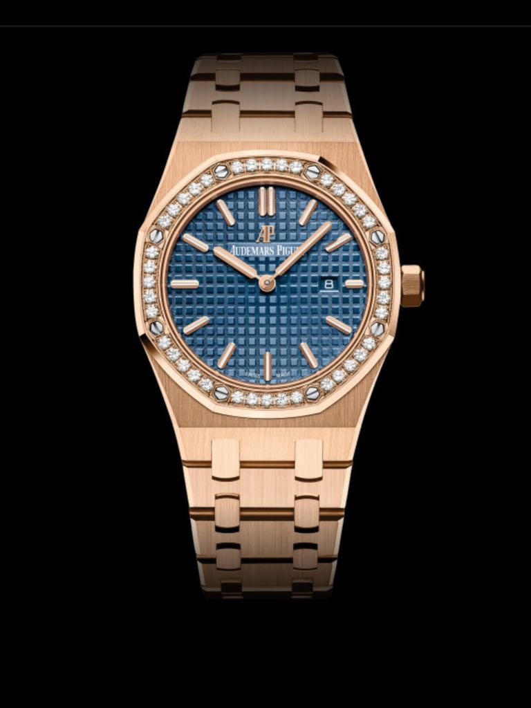 Audemars Piguet [NEW] Royal Oak Quartz 67651OR.ZZ.1261OR.02 Blue Dial Ladies | WORLDTIMER