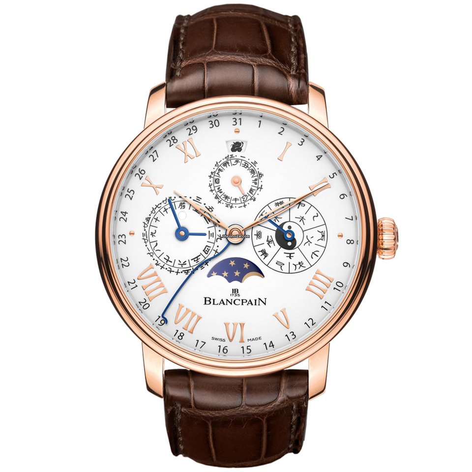 Blancpain [NEW] Villeret Traditional Chinese Calendar 0888-3631-55b (Retail:HK$530,500) | WORLDTIMER