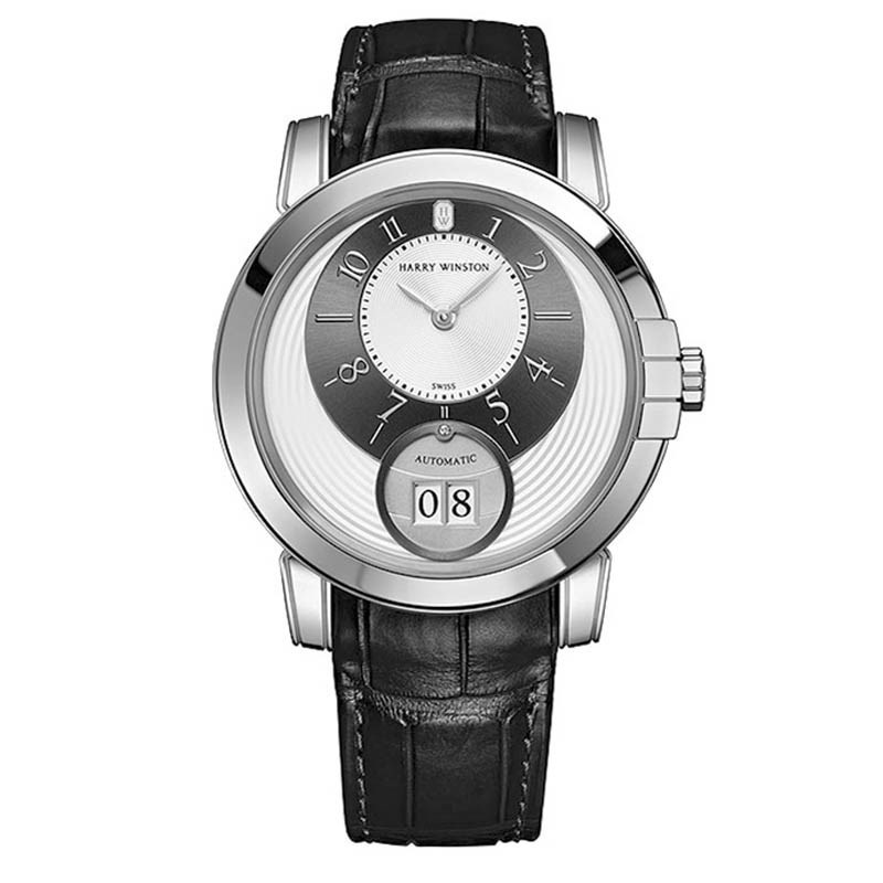 Harry Winston [NEW] Midnight Big Date automatic 18K white gold MIDABD42WW001 | WORLDTIMER