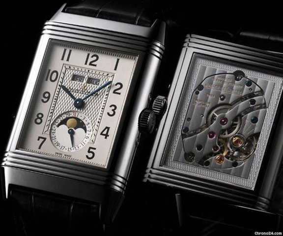 JAEGER LECOULTRE [NEW] Grande Reverso Calendar Silver Dial Q3758420 (Retail:US$12,000) | WORLDTIMER