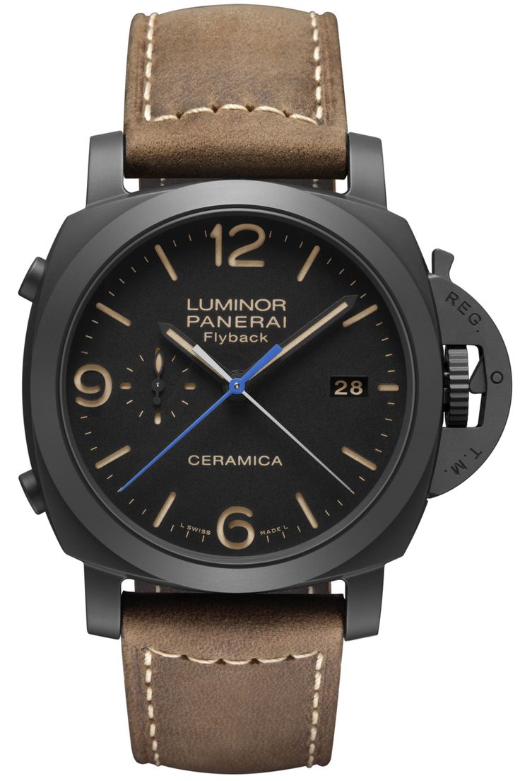 Panerai [NEW] Luminor 1950 3 Days Chrono Flyback Automatic Ceramica 44mm PAM 580 (Retail:HK$113,900) | WORLDTIMER