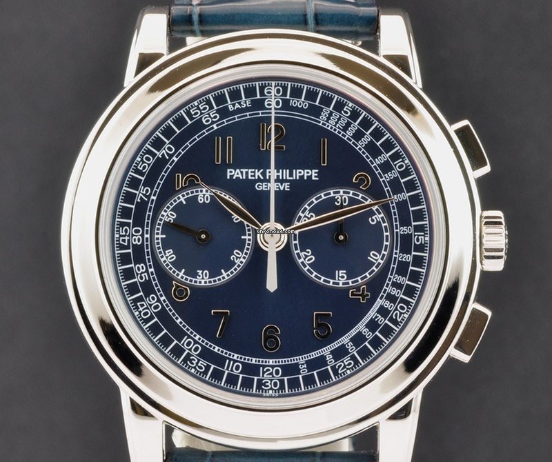 Patek Philippe [NEW] 5070P Blue Dial Classic Chronograph Platinum | WORLDTIMER