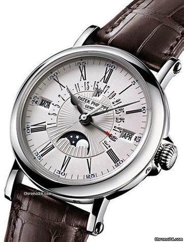 PATEK PHILIPPE [NEW] 5159G 18K WHITE GOLD PERPETUAL CALENDAR MOON PHASE (Retail:HK$707,000)  | WORLDTIMER