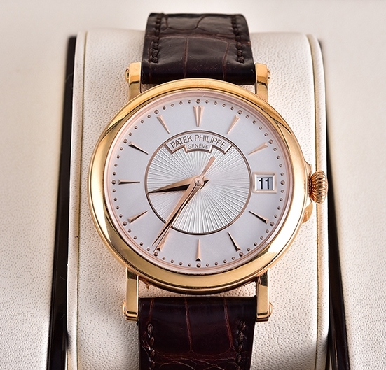 PATEK PHILIPPE [NEW] CALATRAVA ROSE GOLD SILVERY WHITE AUTOMATIC 5153R (Retail:HK$258,900) | WORLDTIMER