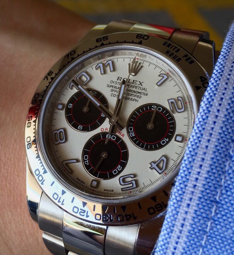 Rolex Cosmograph Daytona White Gold 116509 PANDA Dial (Retail:HK$269,300) - SOLD!! | WORLDTIMER