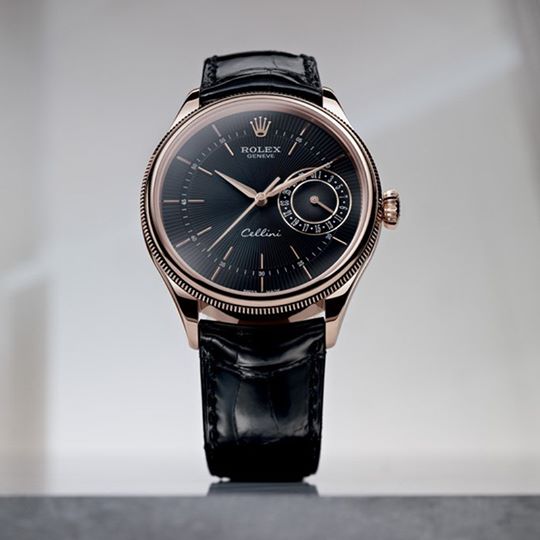 Rolex NEW Cellini Date Watch 39mm 50515 Black Dial (Retail:HK$138,800) | WORLDTIMER