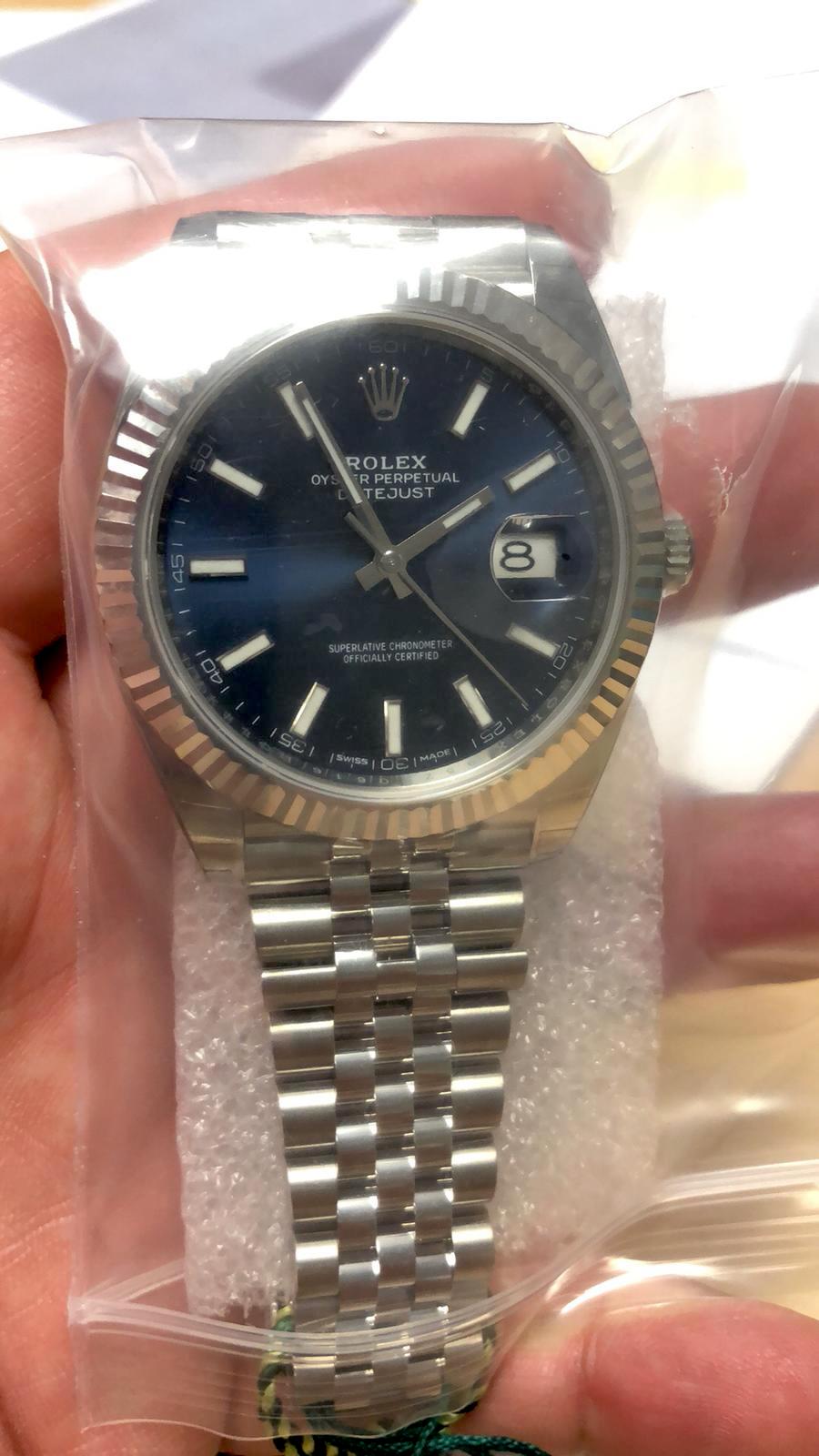 Rolex [NEW] Datejust 126334 Blue Jubilee 41mm Mens Watch (Retail:HK$71,900) | WORLDTIMER