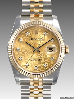 ROLEX [NEW] DATEJUST STEEL GOLD CHAMPAGNE JUBILEE DIAMOND DIAL (RETAIL:HK$92,200) | WORLDTIMER